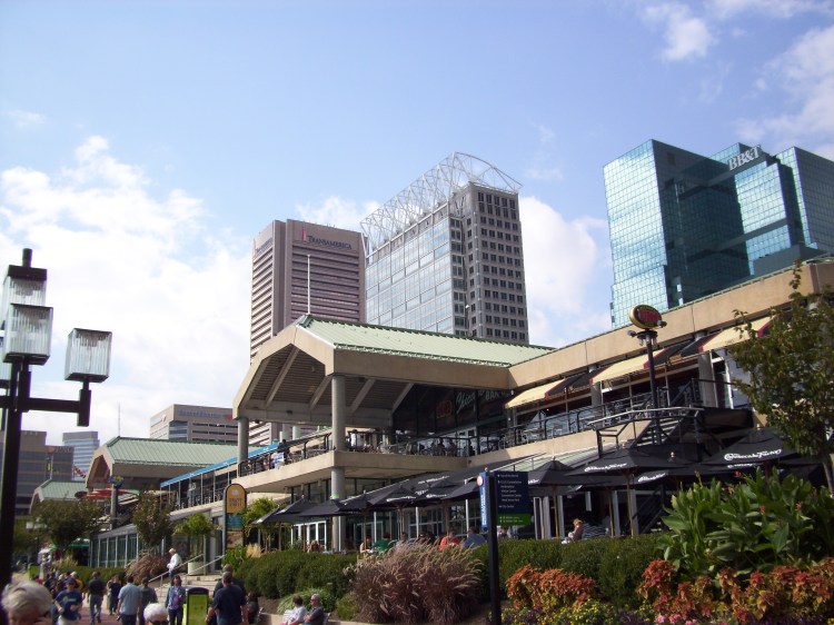 By: Gabriela Yareliz Downtown Baltimore.