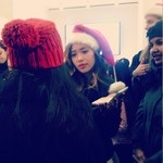 Photo by: Gabriela Yareliz Michelle Phan showing us how the Em products work.