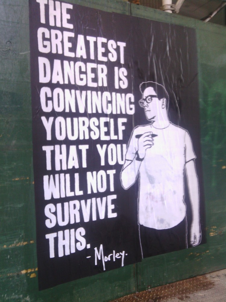 On the streets of TriBeCa. 