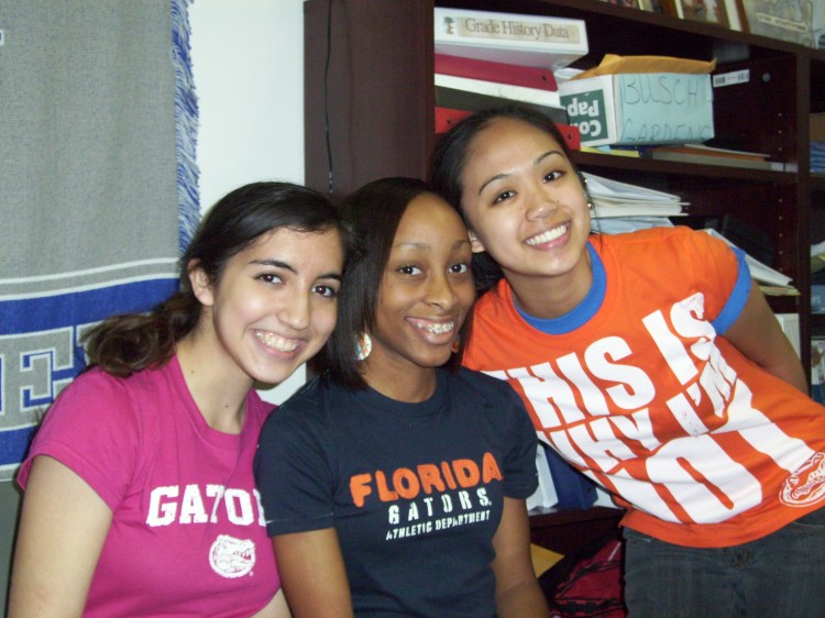 High school faces. There was no other college we wanted to represent.  Belongs to Gabriela Yareliz