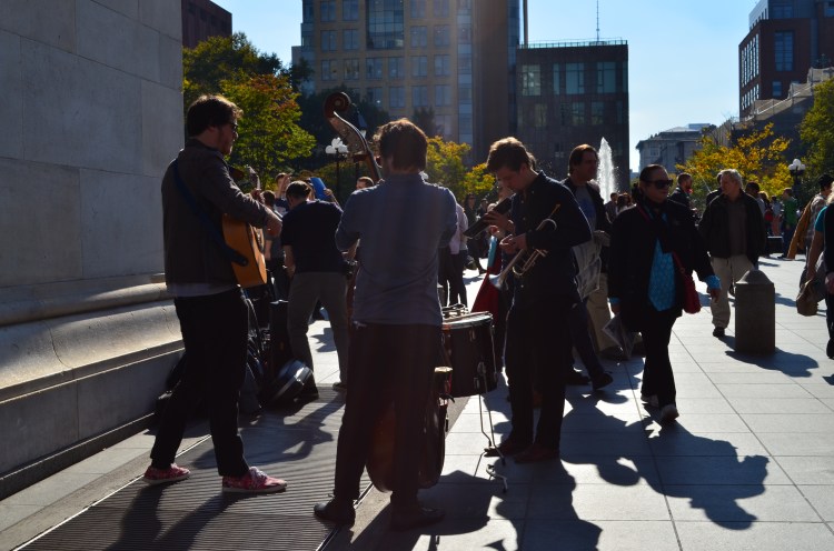 Washington Square Park musicians; Belongs to: Gabriela Yareliz