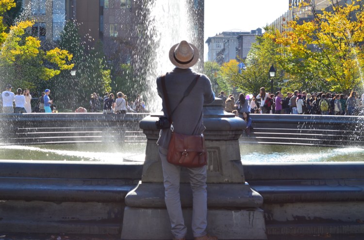 A Village Man in Washington Square Park; Belongs to: Gabriela Yareliz
