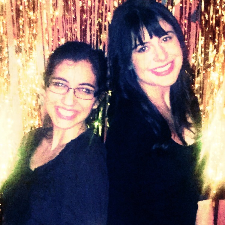 Me and Jehan at her very golden birthday party.